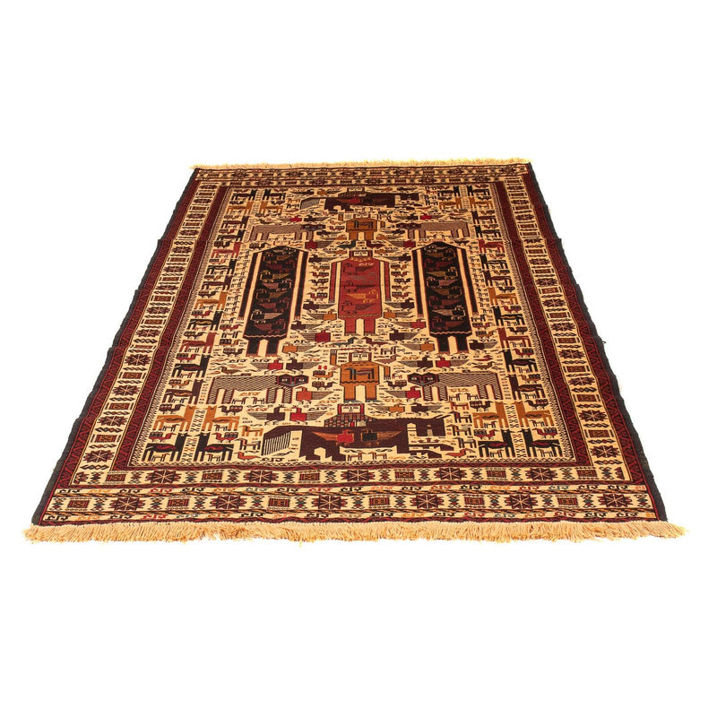 Kilim afegão Tapete 122x200cm