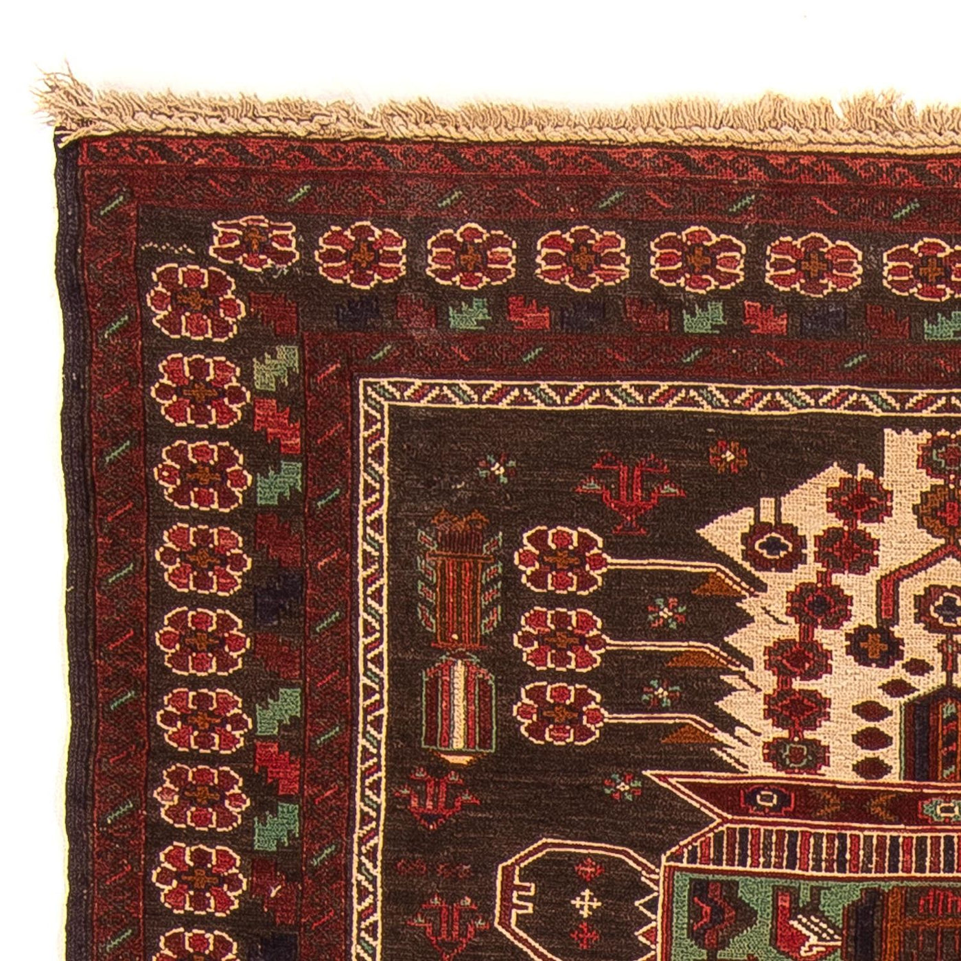 Kilim afegão Tapete 179x130cm