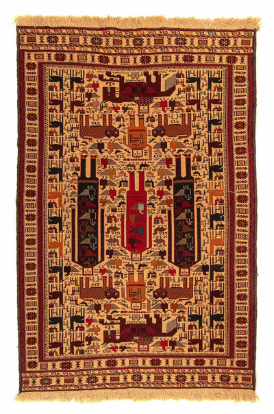 Kilim afegão Tapete 129x197cm