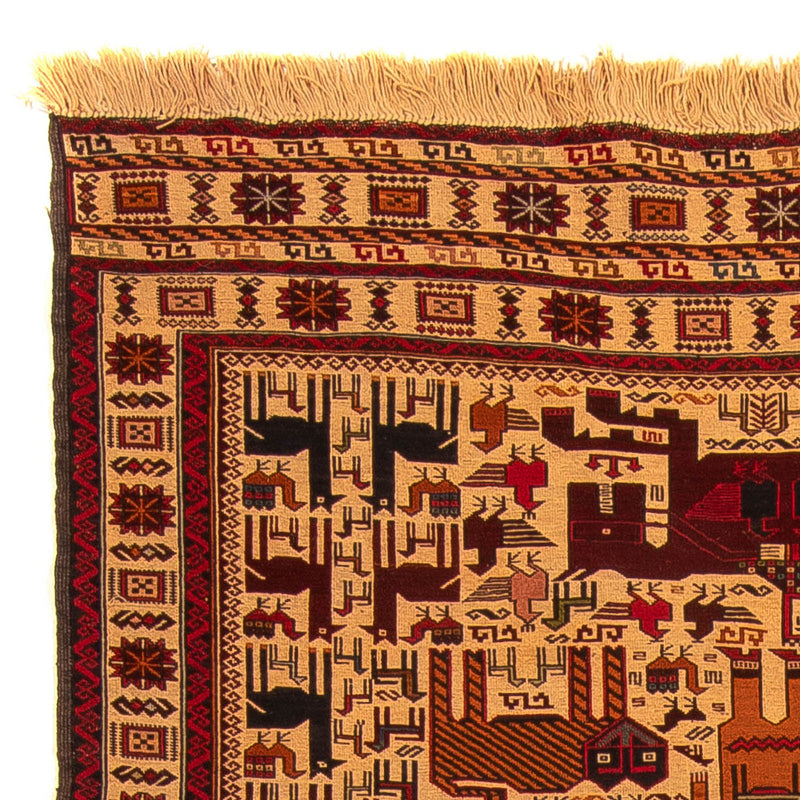 Kilim afegão Tapete 129x197cm