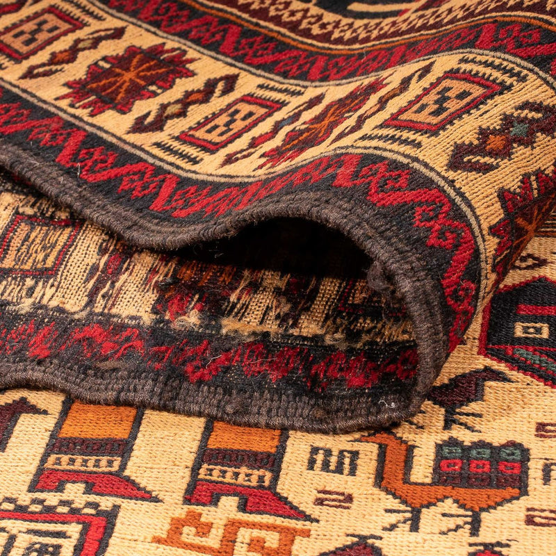 Kilim afegão Tapete 129x197cm