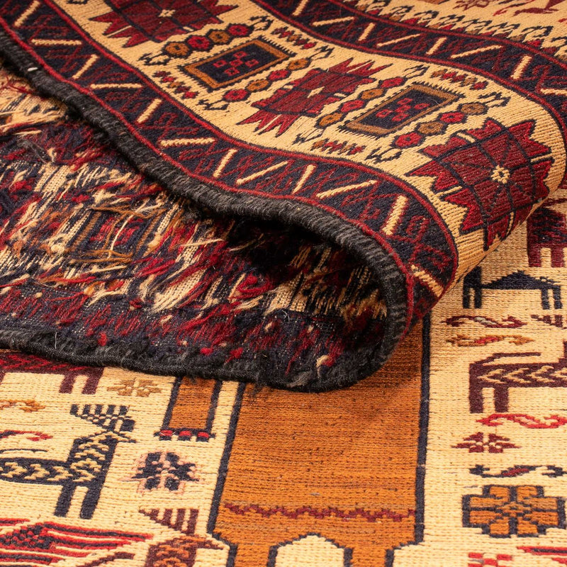 Kilim afegão Tapete 124x194cm