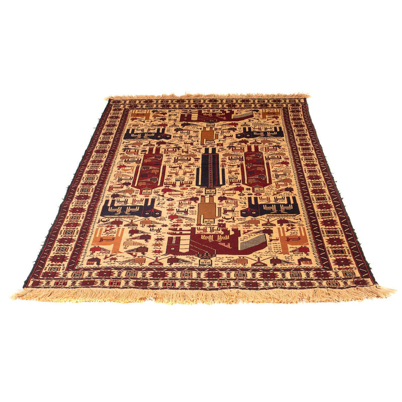 Kilim afegão Tapete 124x194cm