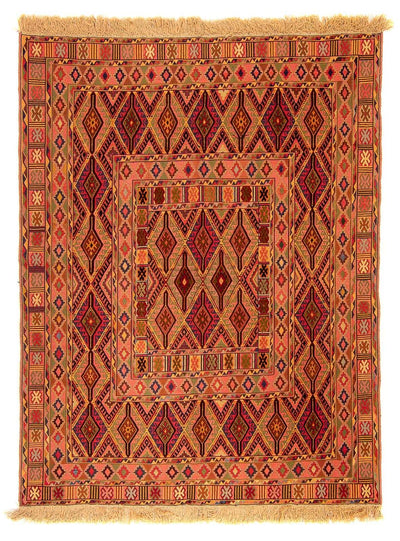 Kilim afegão Tapete 142x180cm