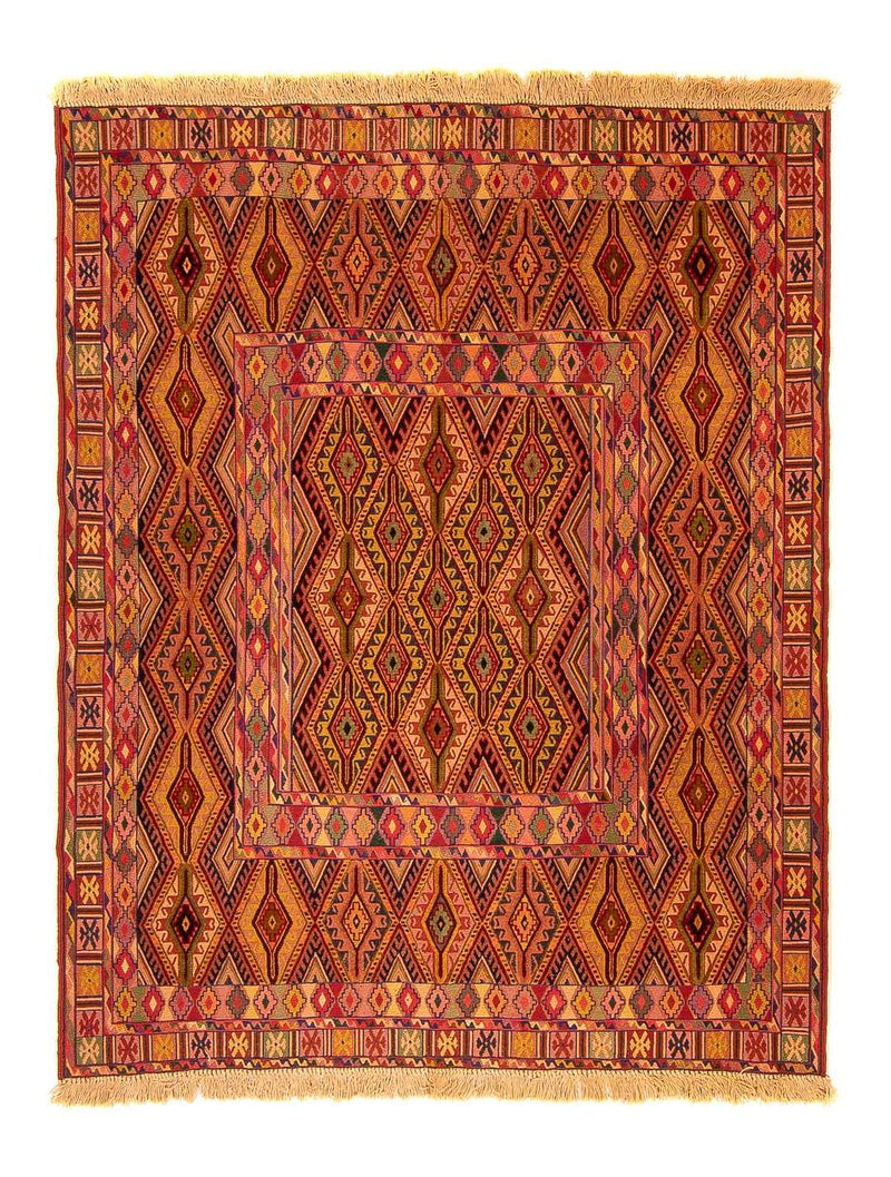 Tapete Kelim - Oriental - 167 x 142 cm - multicolorido