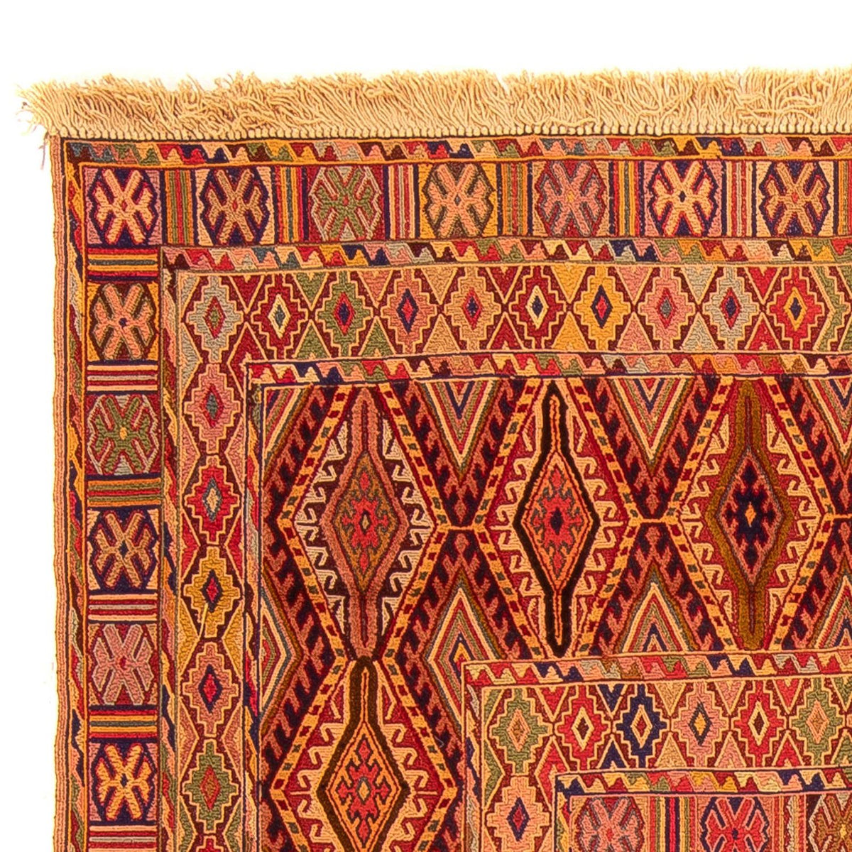 Kilim afegão Tapete 132x168cm