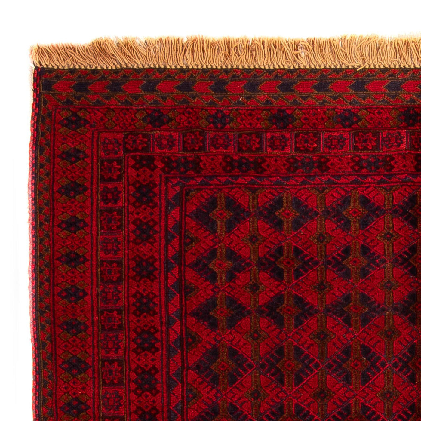 Tapete Kelim - Oriental - 199 x 141 cm - vermelho escuro