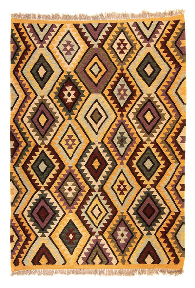 Kilim Maimana Tapete 154x193cm - Tapete de lã