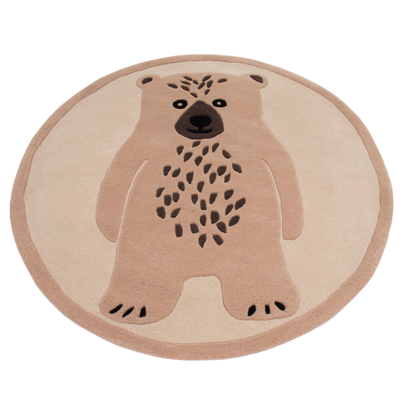 Urso Polar Tapete Infantil Redondo