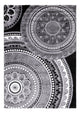 Tapete de tecido oriental 230x160cm
