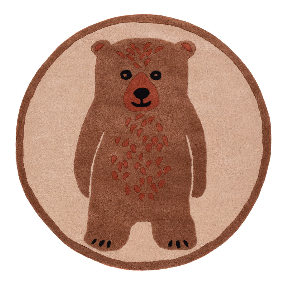Urso Polar Tapete Infantil Redondo
