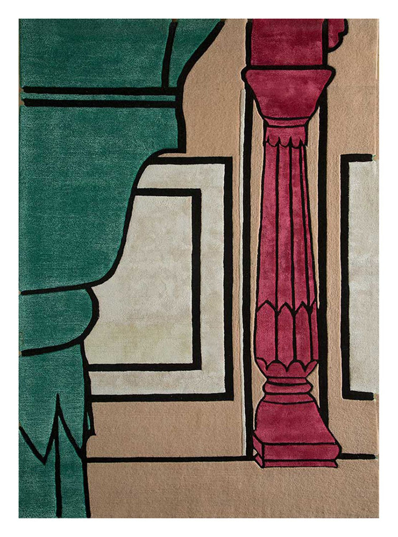Tapete de lã 270x180cm - Tapete de lã