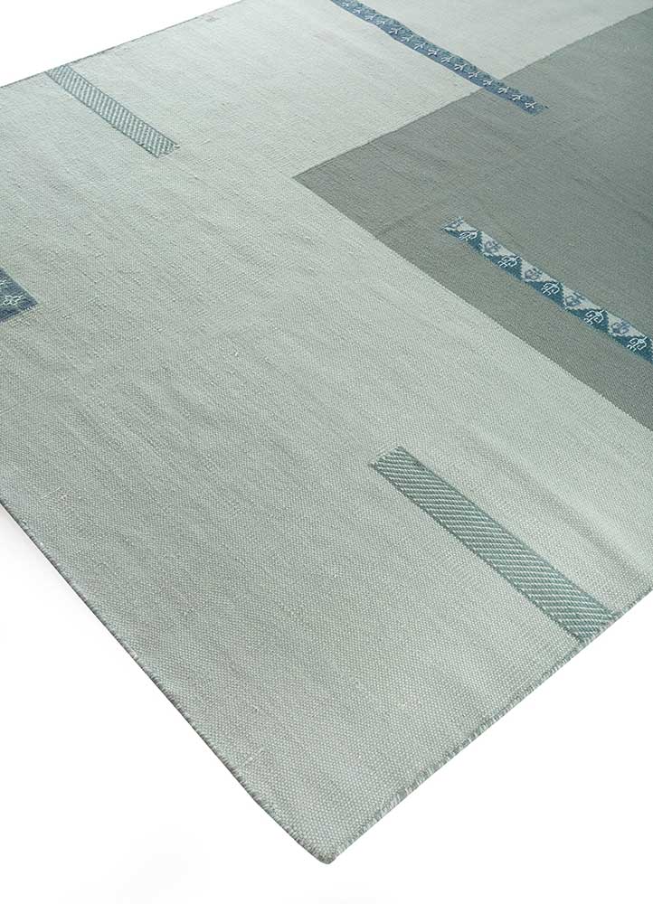 Tapete de lã - 270 x 180 cm - turquesa