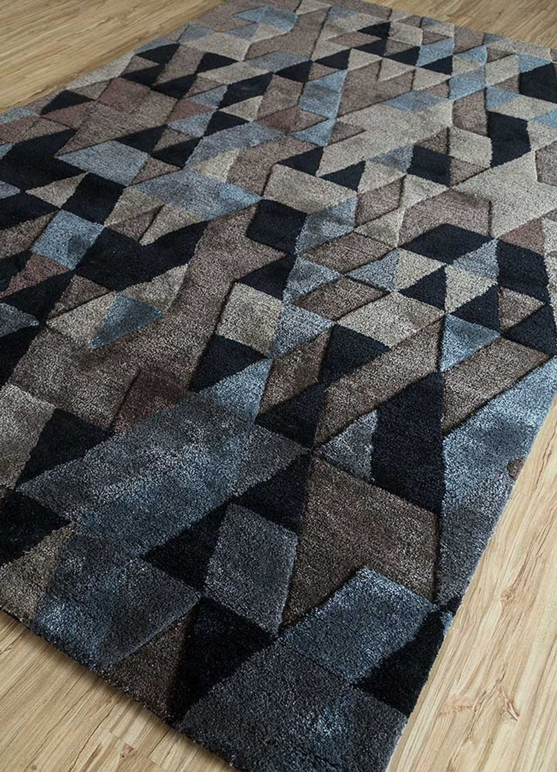 Tapete de lã - 240 x 150 cm - antracite