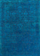 Tapete de lã - 300 x 200 cm - azul escuro