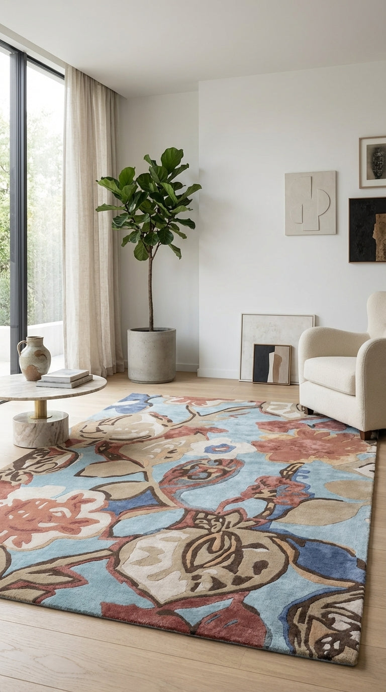 Tapete de desenhador FloralThreads - Designerteppich