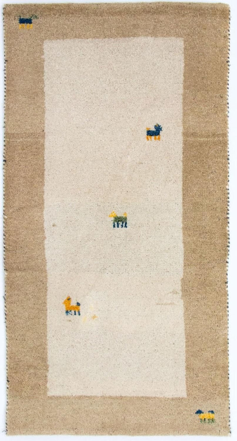 Gabbeh Indo Tapete 140x70cm - Tapete de lã