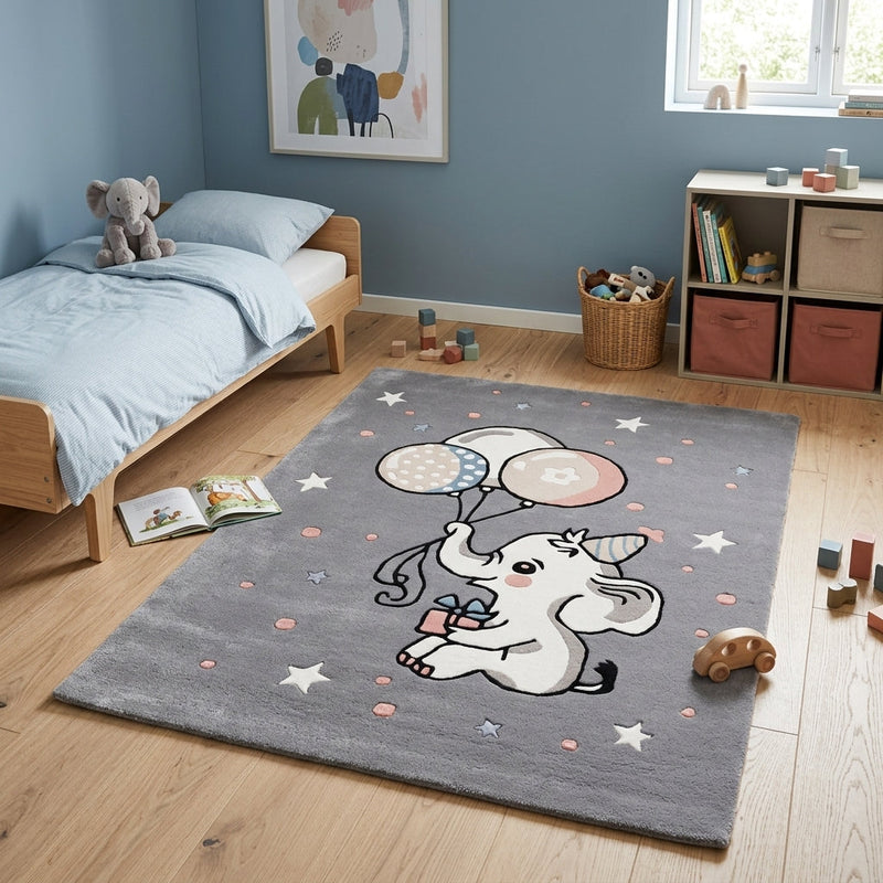 Elefante Balões Tapete Infantil