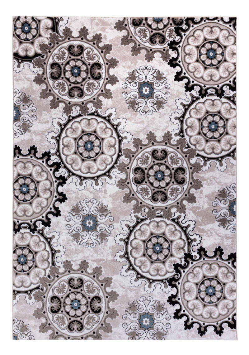 Tapete de tecido oriental 230x160cm