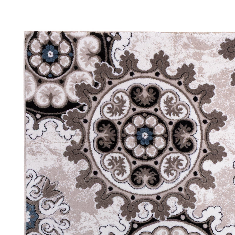 Tapete de tecido oriental 230x160cm