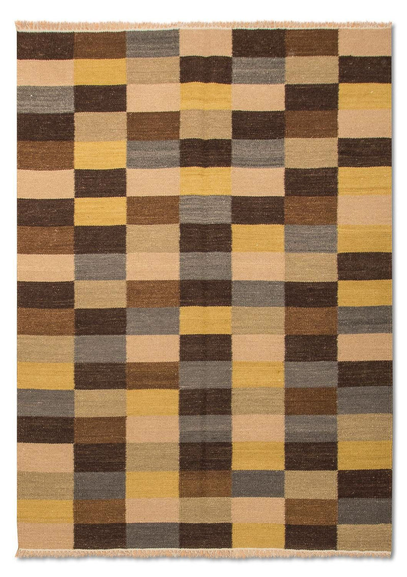 Kilim moderno Tapete 140x200cm - Tapete de lã