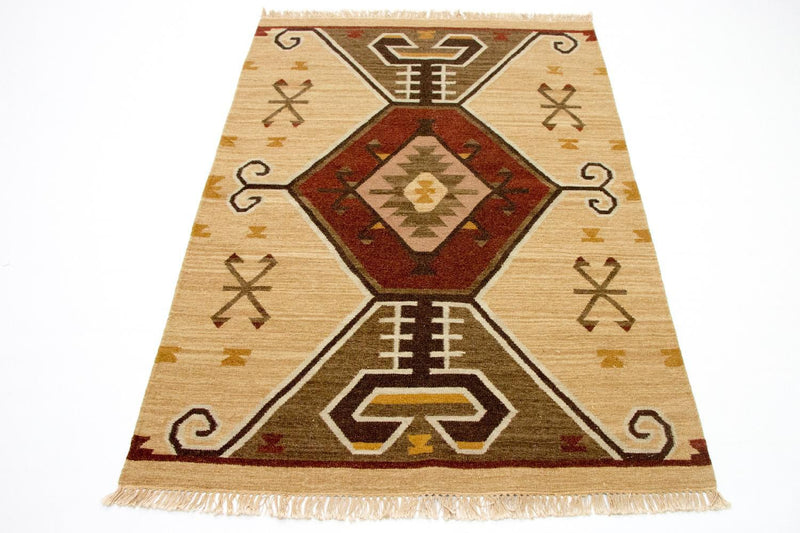 Kilim moderno Tapete 187x126cm - Tapete de lã