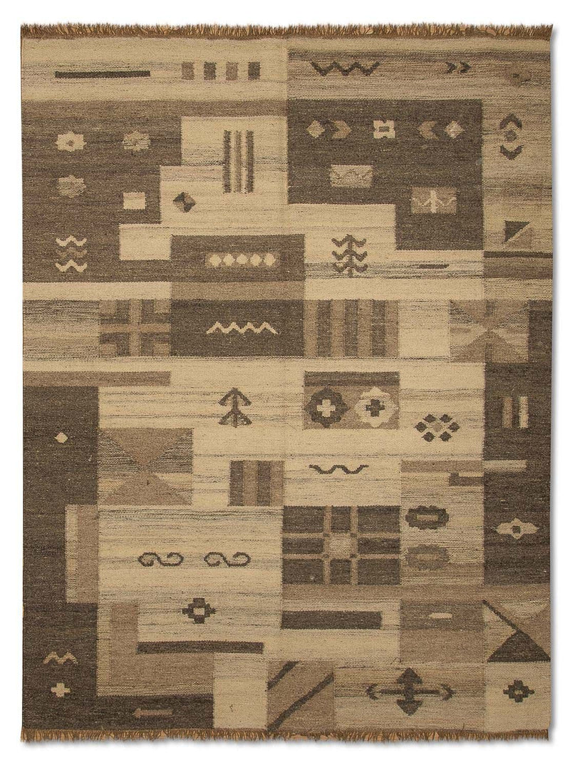 Kilim moderno Tapete 200x140cm - Tapete de lã