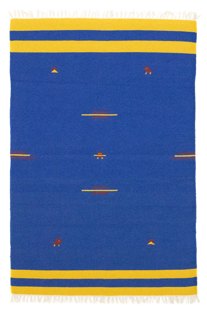 Kilim moderno Tapete 180x120cm - Tapete de lã