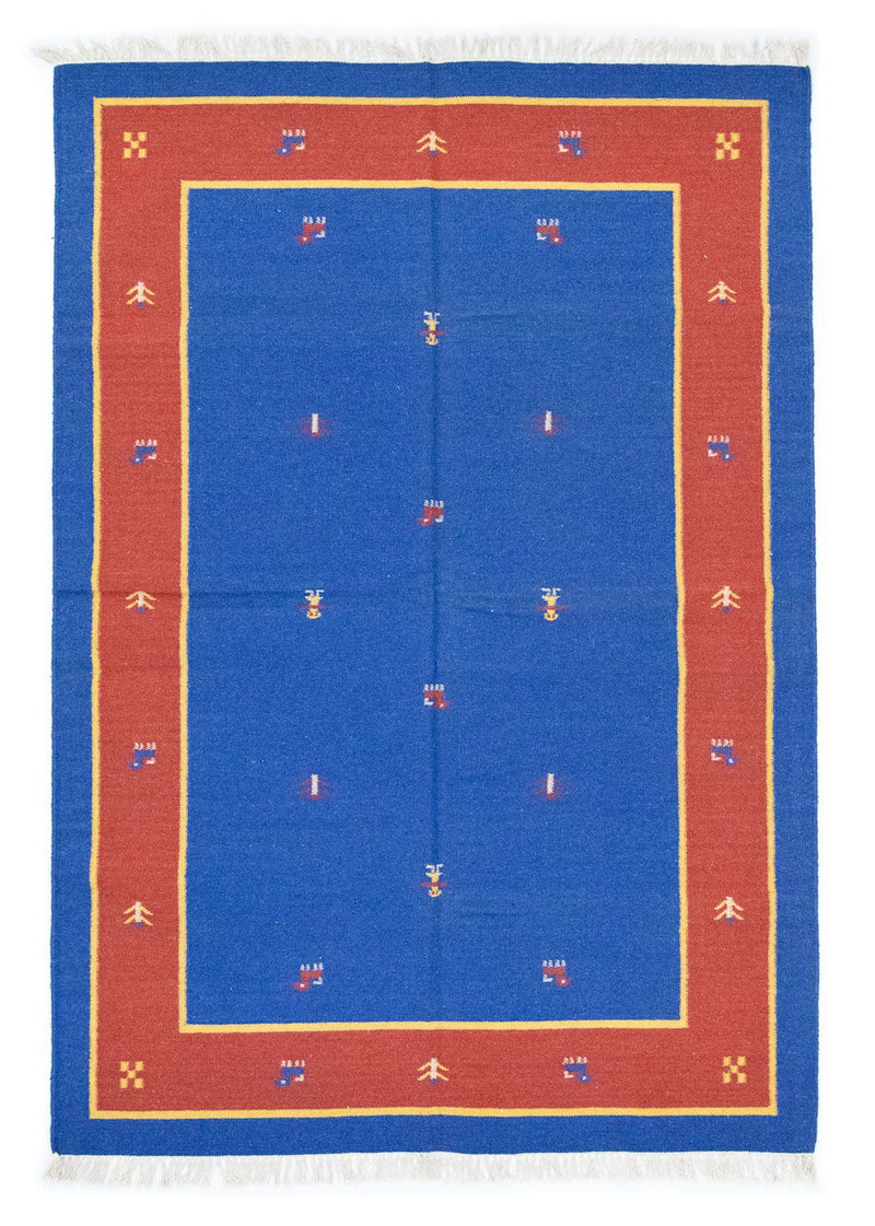 Kilim moderno Tapete 140x200cm - Tapete de lã