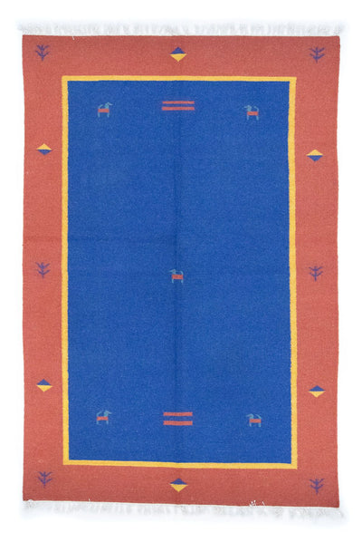 Kilim moderno Tapete 140x200cm - Tapete de lã