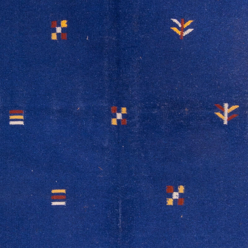 Tapete Kelim - Trendy - 240 x 170 cm - azul escuro