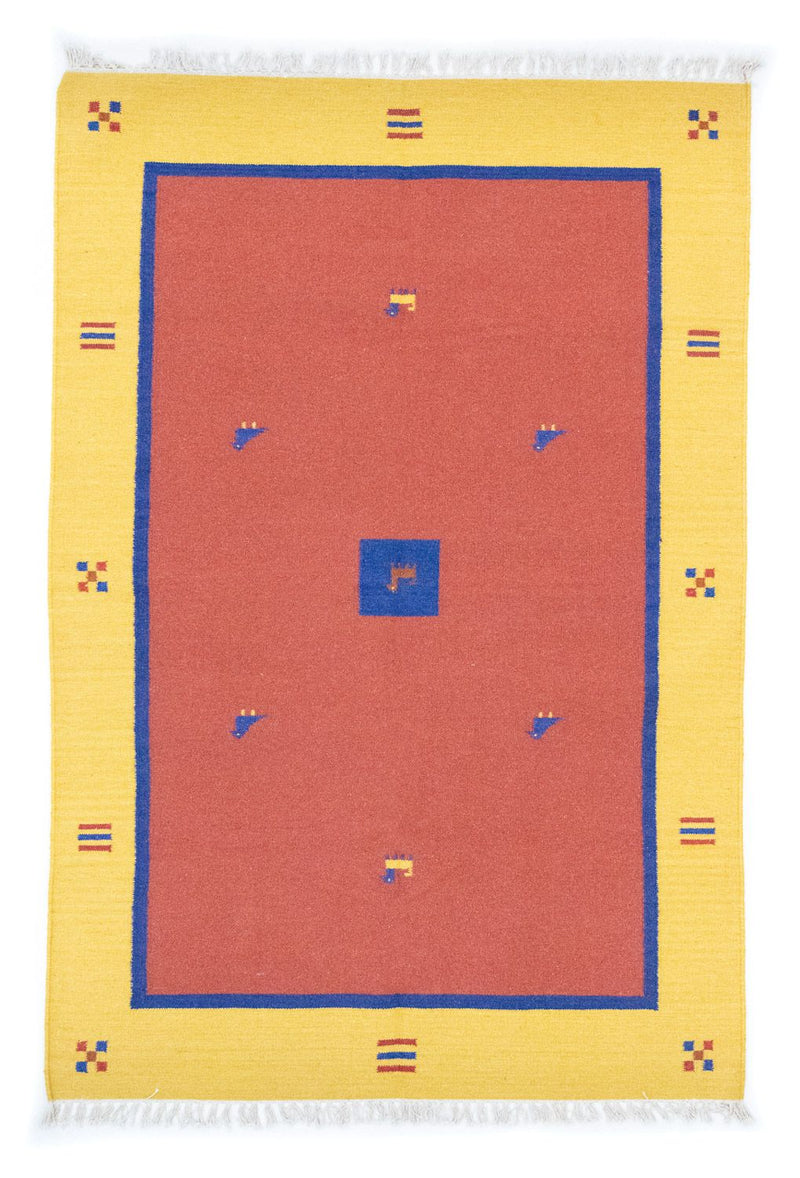 Kilim moderno Tapete 140x200cm - Tapete de lã