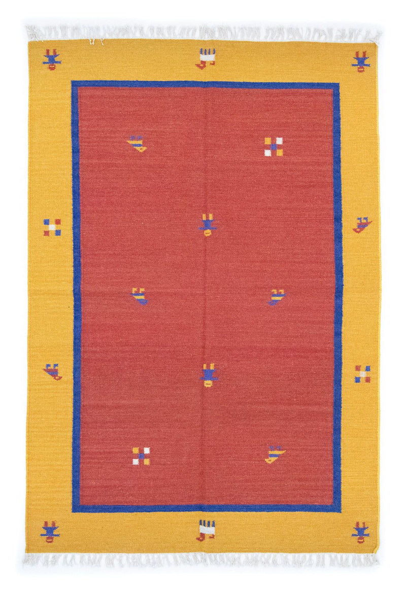 Kilim moderno Tapete 140x200cm - Tapete de lã