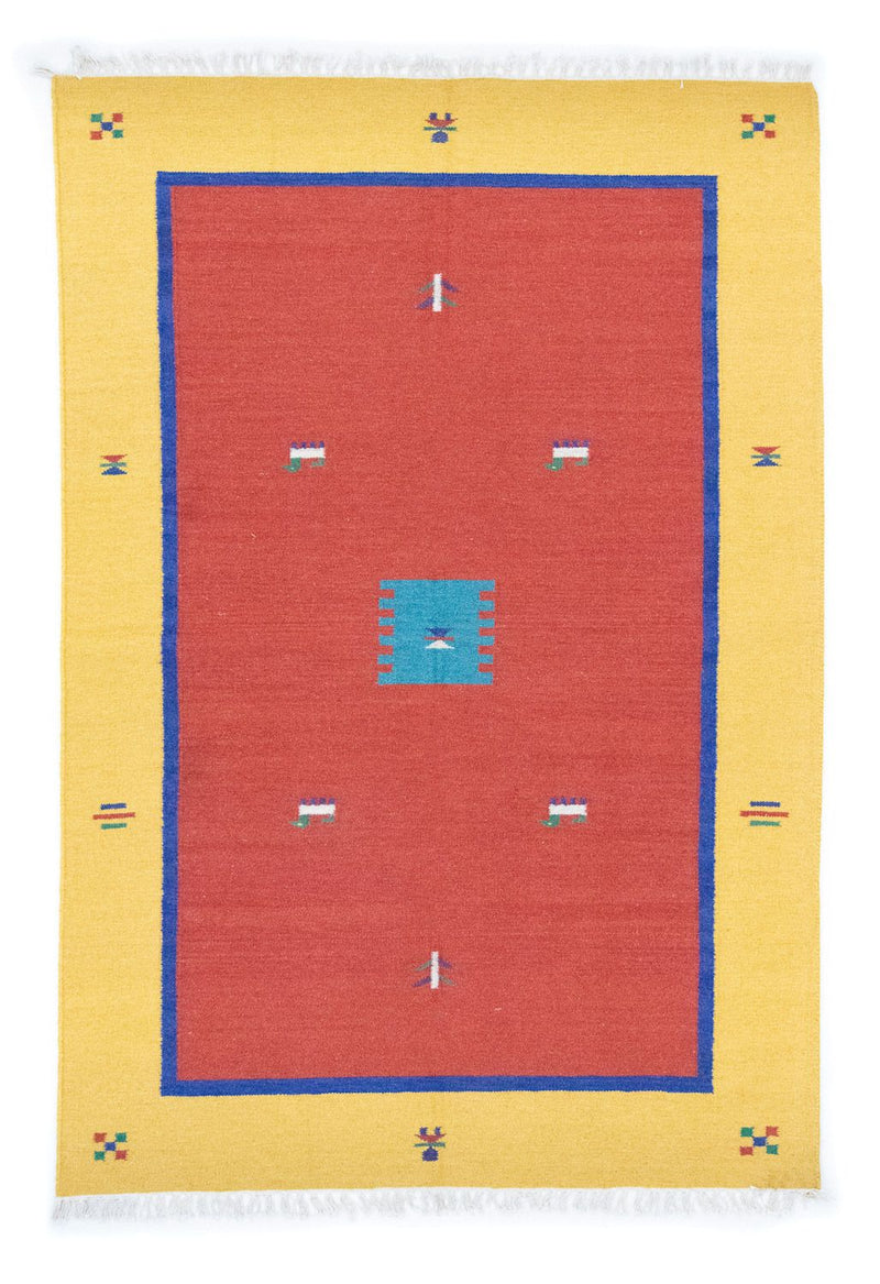 Kilim moderno Tapete 200x140cm - Tapete de lã