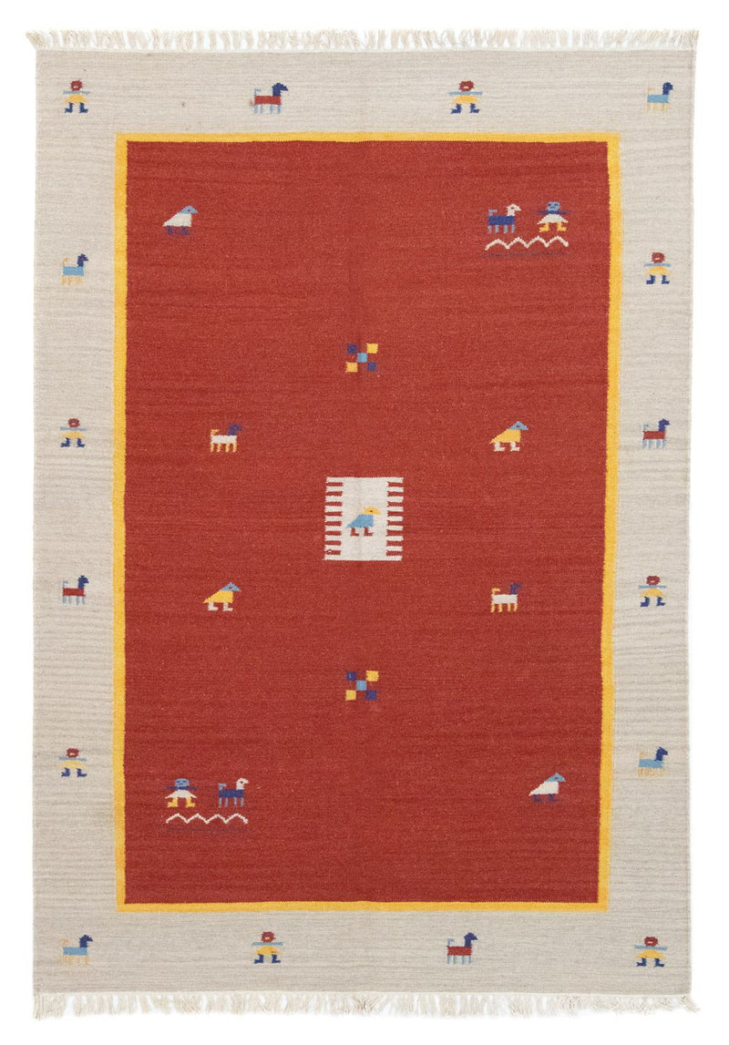Kilim moderno Tapete 200x140cm - Tapete de lã