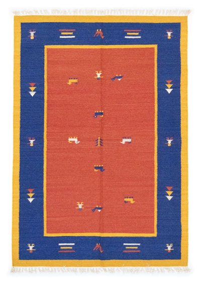 Kilim moderno Tapete 140x200cm - Tapete de lã