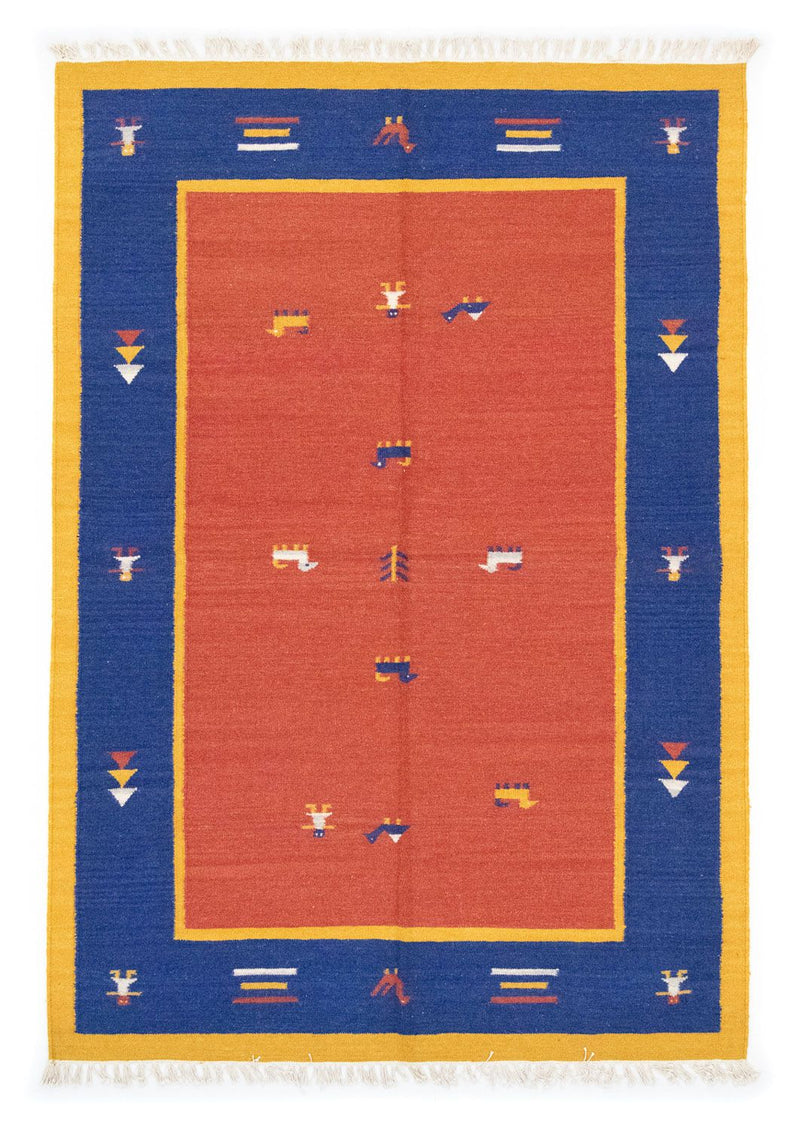 Kilim moderno Tapete 140x200cm - Tapete de lã