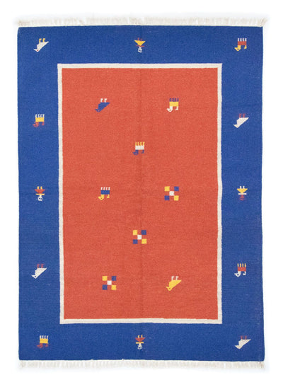 Kilim moderno Tapete 140x200cm - Tapete de lã