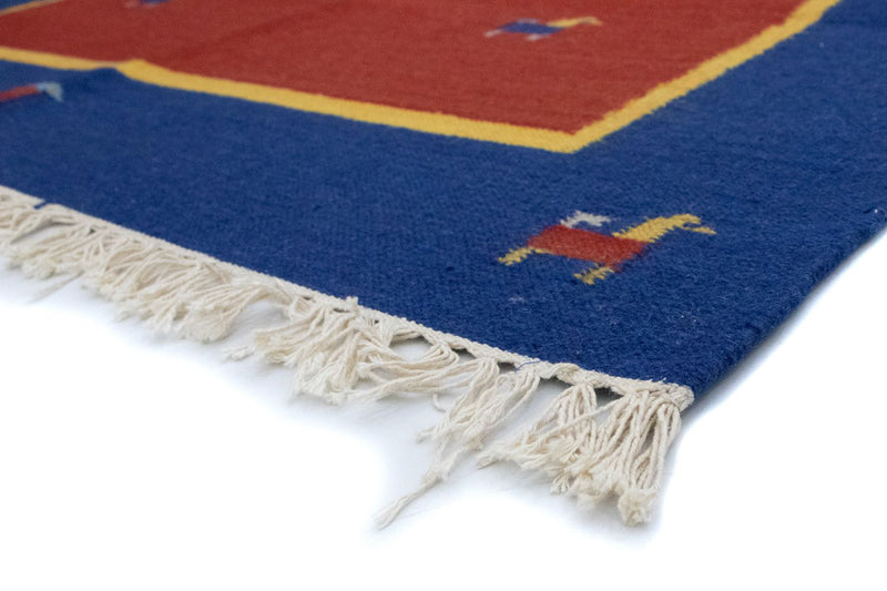 Kilim moderno Tapete 140x200cm - Tapete de lã