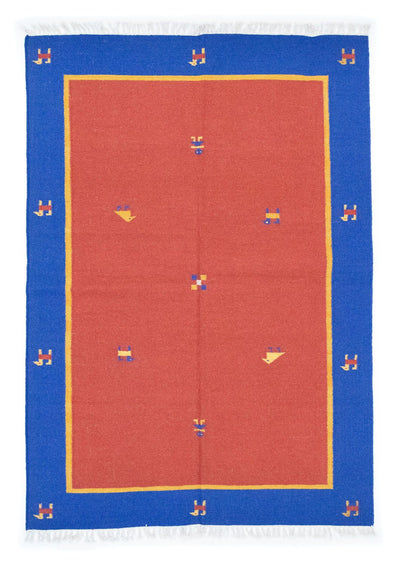 Kilim moderno Tapete 140x200cm - Tapete de lã