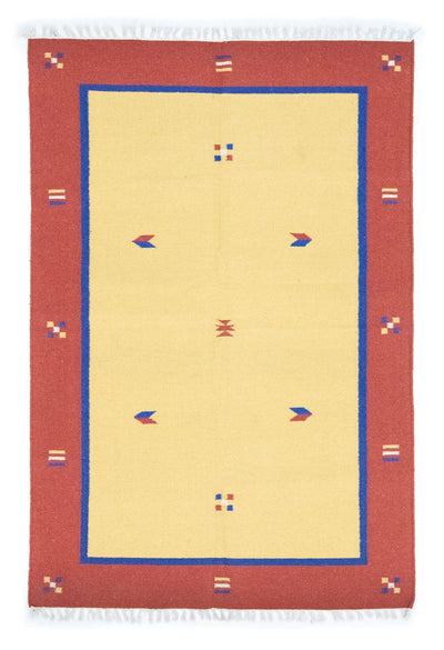 Kilim moderno Tapete 140x200cm - Tapete de lã