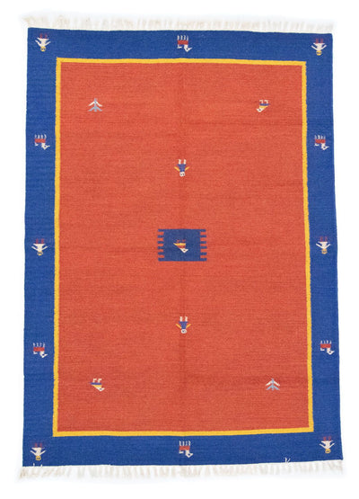 Kilim moderno Tapete 140x200cm - Tapete de lã