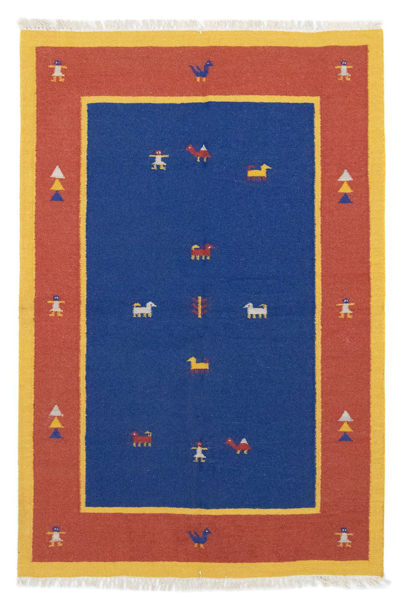 Kilim moderno Tapete 200x140cm - Tapete de lã