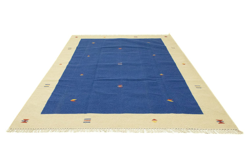 Kelim Teppich - Trendy 300 x 200 cm - blau