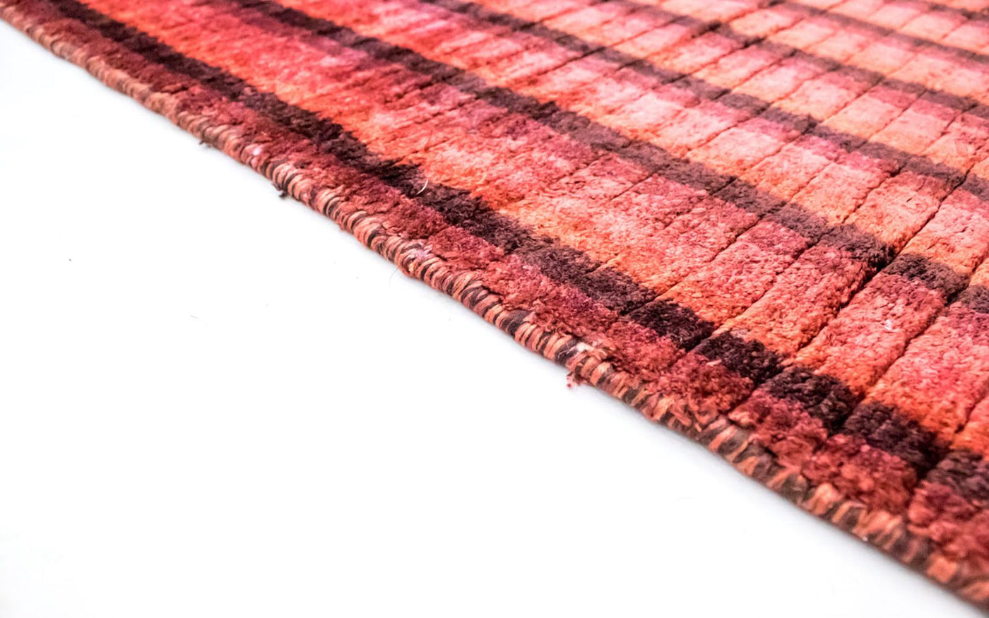 Corredor Tapete de viscose - 203 x 63 cm - vermelho