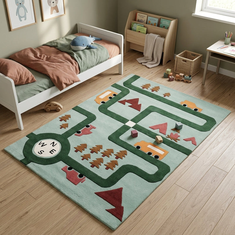 Rua de Brincar Carros Tapete Infantil