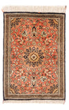Qom seda Tapete 60x80cm - Tapete persa - Rectangular / Vermelho / 60 x 80 cm Rectangular