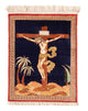 Qom seda Tapete 56x71cm - Tapete persa - azul escuro