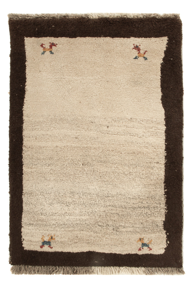 Gabbeh persa Tapete 85x57cm - Tapete de lã