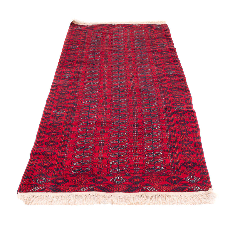 Tapete afegão 85x258cm - Tapete Oriental - vermelho
